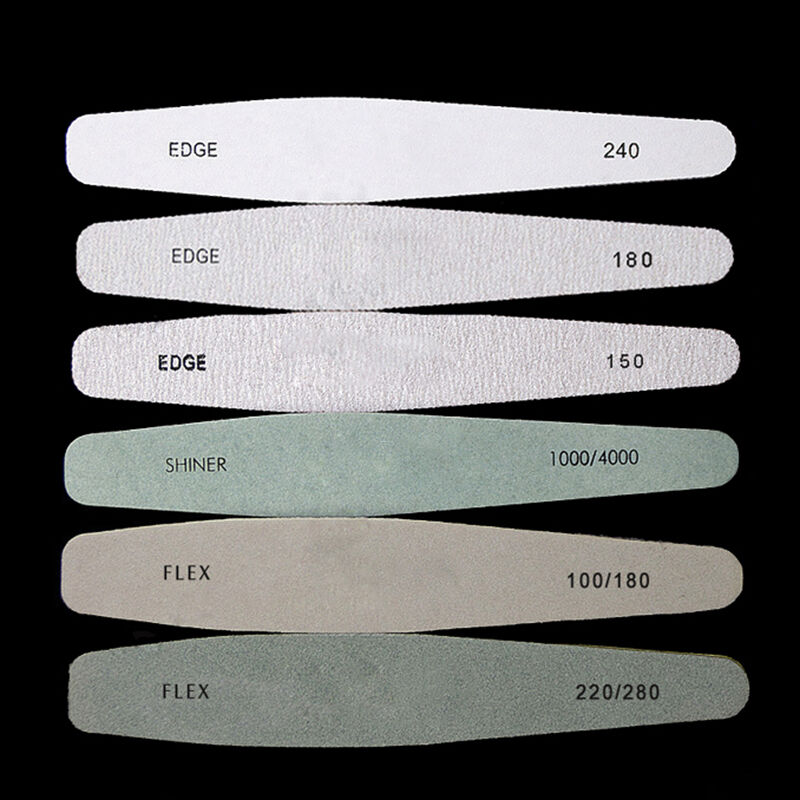 6Pcs Nail Art Grit Polisher Block Buffer Sponge Buffing Files Sanding Tool Suppl