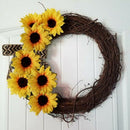 24Pcs Artificial Sunflower Heads Silk Flower Faux Floral For Wedding Table