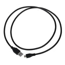 Black Micro USB 2-in-1 Data Charging Cable compatible with Google Nexus 7,