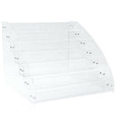 7 Tier Acrylic Cosmetics Nail Polish Rack Display Holder Plastic Box Acryli