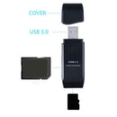 Mini Portable USB3.0 Port High Speed 2 in 1 SDXC + TF Card Reader