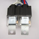 H4 Headlight Headlamp H4 Light Bulbs Relay Wiring Harness 4 Ceramic Socket Plug