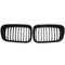 1 Pair Abs Front Replacement Matte Black Kidney Grille Grill For Bmw E46 3  U4Z4