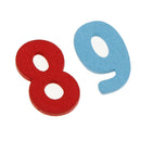 120x Wooden Numbers Scrapbooking Embellishment Card Making Craft Kids Toys
