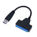 0.2M/7.87" USB 3.0 to SATAIII Converter OTG Adapter Cable for 2.5" HDD SSD
