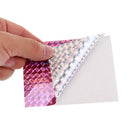 5Pcs Holographic Reflective Fishing Lure Tape Lure Making Prism Tape Pink