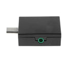 USB Type C Male To 3.0 USB Female OTG Adapter With 3.5mm Female Digital Audio
