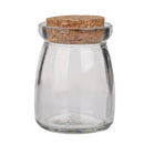 Round Glass Favor Canister Treats Storage Jar Bottle Container with Cork