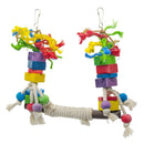 Birds Parrots Swing Toys Standing Playing Chewing Toys For Small Medium Bird