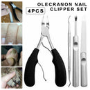 4Pcs Toenail Clippers Set Thick & Ingrown Nail lifer Nippers Set For Podiatrists
