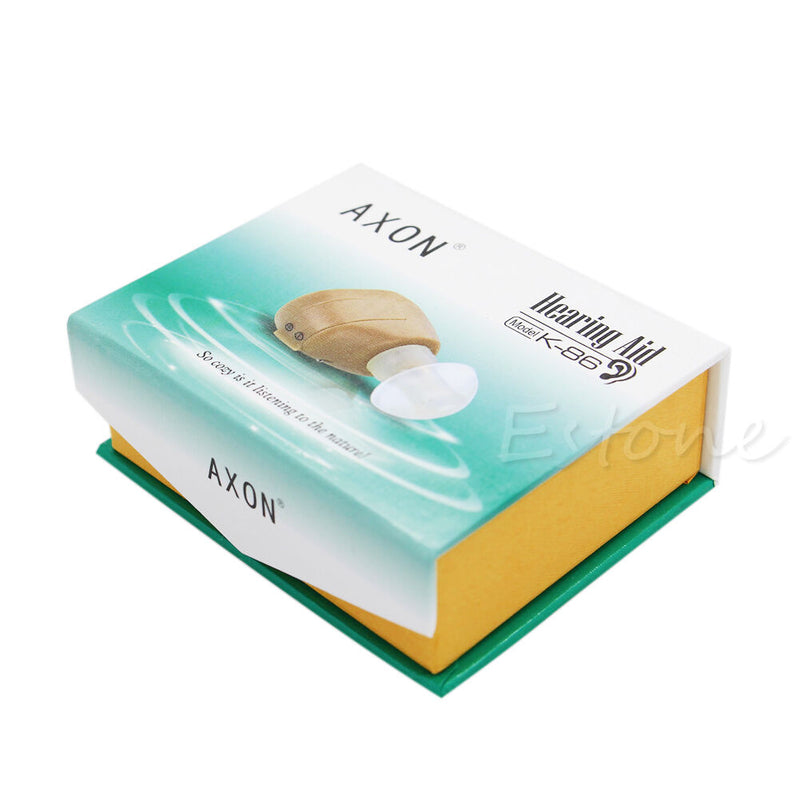 Mini AXON K-86 Listening Hearing Aid/Aids Ear Amplifier Sound Volume Adjustable