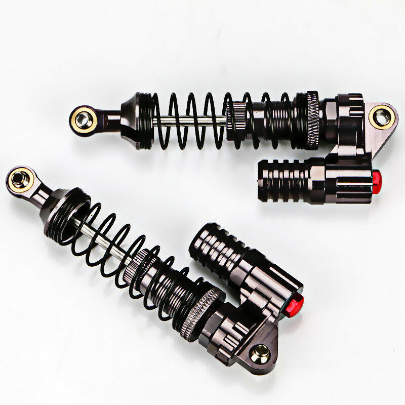 2Pcs Aluminium Alloy 90Mm Absorber Shocks For 1/10 Scale Rc Rock Crawlers A M8K2