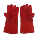 Welding Gloves Gauntlets Welders Glove Cowhide Twill Gloves Labor Protection