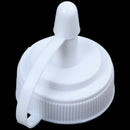 180cc White Plastic Squeeze Bottle Oil Sauce Dispenser Nozzle Cap Attached B8B4