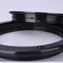 Marine Plastic 101 mm / 4" Deck Plate - Black Inspection Plate for Boat & Camper