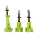 Thumb Knob CNC  Nut Screw Set Of 3 For GoPro Hero3+/3/2/1-Green