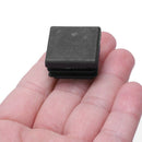 Plastic Square Blanking End Caps Tubing Tube Inserts 25mmx25mm 10 Pcs M9S4