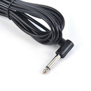 2PCS 10FT Electric Patch Cord Guitar Amplifier Amp Cable Right Angle 90 Degr Hn