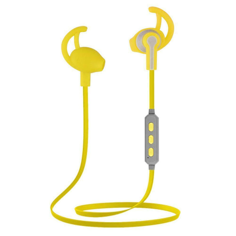 E180 Sweatproof Bluetooth Earphones Sport Stereo Bass Earbuds w/In-Line Mic