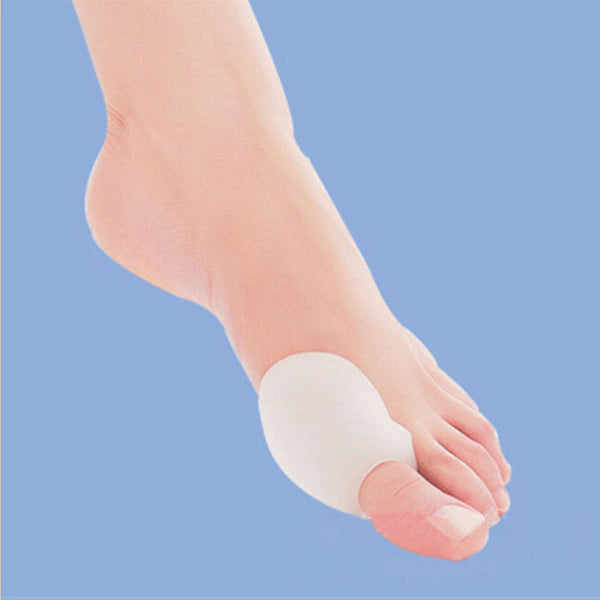 2PCS Silicone Gel Foot Toe Separator Thumb Valgus Protector Bunion MO