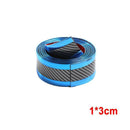 3CM*1M Car Carbon Fiber Blue Edge Guard Strip Door Sill Protector Accessories