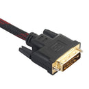 DVI-I 24+5 Turn To VGA Connect Wire Cable Male to Male Video Line 4.6ft.