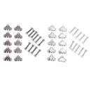 20 Sets/pack Metal Iron Trouser Hooks & Bar Fasteners for Sewing Accessories