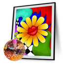 5D DIY Diamond Painting Sunflower Full Drill Rhinestone Embroidery Mosaic