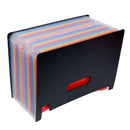 24 Pockets Expanding File Folder Large Space Design A4 Filing Folders Box F
