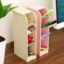 Nordic wind wheat straw four compartment storage box kitchen bathroom under