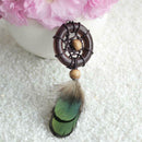 Metal Key Chain Ring Feather Tassels Dream Catcher Keyring Keychain Decor