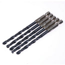 15 pcs High Speed Steel Titanium Coated Drill Bits Set 3 4 5 mm Hex Shank