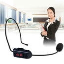 RadioFM Wireless Headset Microphone Handsfree Megaphone Mic for Loudspeaker A