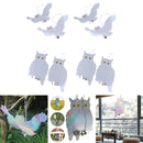 8 Pieces Reflective Bird Repellent Owl - Attractive Decoy Will Keep Nuisance