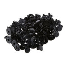 50Pack Nylon Rivet Fastener Push Type Clips Kit, 8mm Fender Bumper Splash Shield