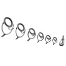 14pcs Fishing Rod Pole Guides Tips Top Eye Rings Repair Kit 7 Sizes 8