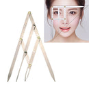 Stainless steel Golden Ratio Permanent Makeup Eyebrow Measure Tool MeanS Ew