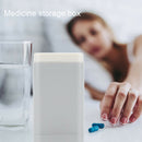 Travel Tablet Medicine Box Pull-Type 6 Grid Pills Storage Case (Grey)