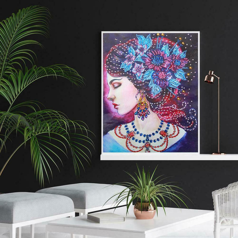 5D DIY Special Shaped Diamond Painting Beauty Cross Stitch Mosaic Craft Kit