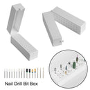 Nail Drill Bits Holder Dustproof Stand Displayer Organizer Container 30 Hol J1W6