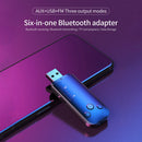 D90 2-in-1 Audio USB  Transmitter Receiver Dongle 3.5mm for Car
