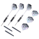 3Pcs 22g Professional Stainless Steel Tip Darts Set With Dart Flights OZ