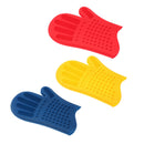 1Pcs Pet Cat Dog Bath Cleaner Grooming Glove Brush Hair Remover Red
