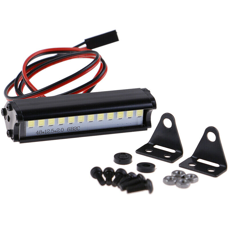 55mm RC LED Light Bar LEDs Lamp 1:10 RC Car Part for 90046 90048 SCX10 modelNT3C