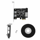 USB 3.0 expansion card 2 ports USB 3.0 PCI-E PCI Express 19 pin 4 pin IDE c
