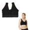 Women Seamless Single Layer Sports Bra Yoga Exercise Shapewear Black Size M A#S