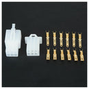 1 box 2 3 4 6 pin plug connector flat plug motorcycle scooter car