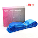 125Pcs/box Tattoo Clip Cord Covers Disposable Sleeves Blue Pro Supply LJ