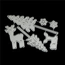 Lovely Deer and PineTree Cutting Dies Embossing Stencil Scrapbook Album Craft FT