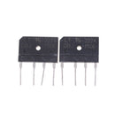 2PCS GBJ1506 Full Wave Flat Bridge Rectifier 15A 600V VL